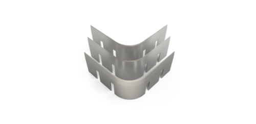 3 Pack of 5/8" radius Blades